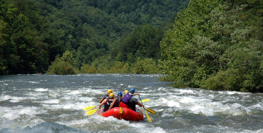 white water rafting